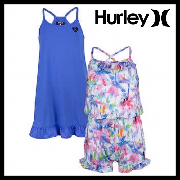NEW Hurley Youth Girls 2 Pack Dress and Romper Set - Picture 2 of 9